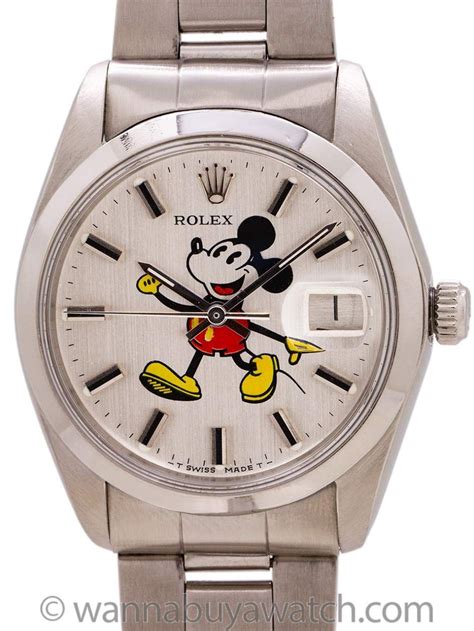 rolex watch mickey mouse|rolex mickey mouse watch price.